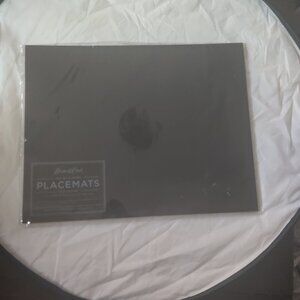 Placemats by Hester & Cook, chalkboard finish, set of 16, for art, menu, names.